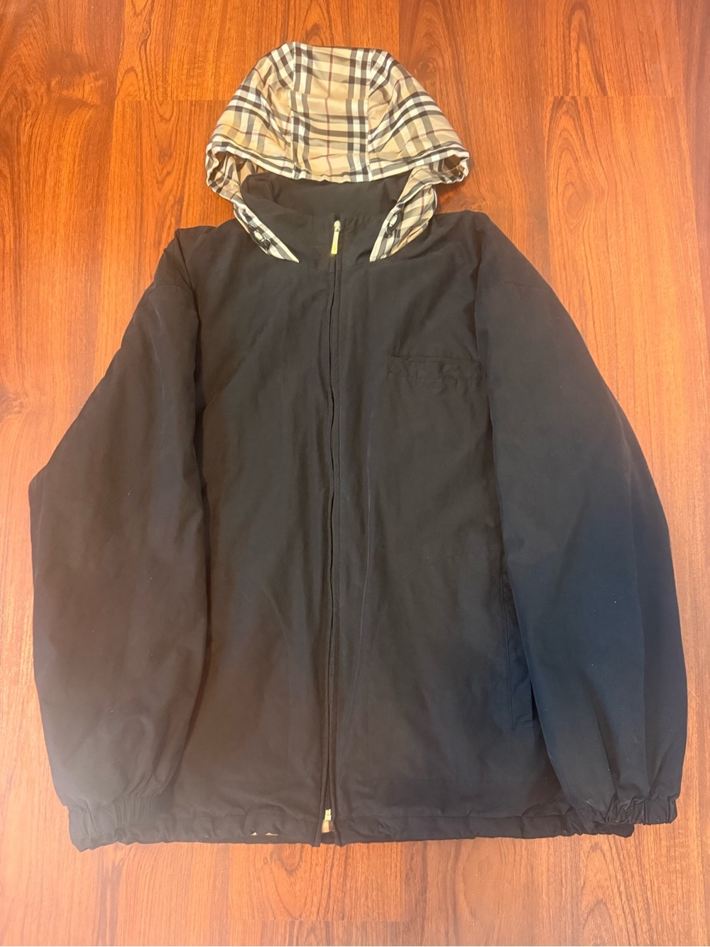 Burberry Plaid Jacket